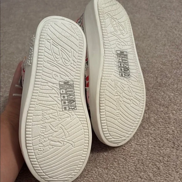 Blowfish Malibu Kids Floral Pink Kids Shoes, Sz 9 - Picture 3 of 4